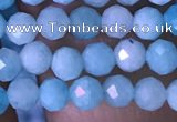 CTG1495 15.5 inches 3mm faceted round amazonite beads wholesale