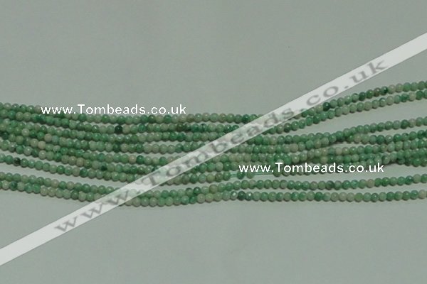 CTG155 15.5 inches 3mm round tiny Qinghai jade beads wholesale
