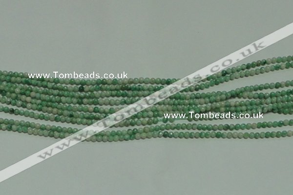 CTG155 15.5 inches 3mm round tiny Qinghai jade beads wholesale