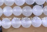 CTG1581 15.5 inches 4mm round white moonstone beads wholesale