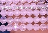 CTG1600 15.5 inches 2.5mm faceted round tiny white moonstone beads