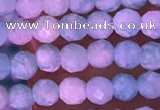 CTG1625 15.5 inches 2.5mm faceted round tiny amazonite beads