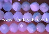 CTG1626 15.5 inches 3.5mm faceted round tiny amazonite beads