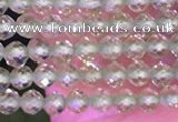CTG1670 15.5 inches 2mm faceted round tiny peridot beads
