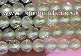 CTG1671 15.5 inches 3mm faceted round tiny peridot beads