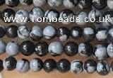 CTG2015 15 inches 2mm,3mm snowflake obsidian gemstone beads