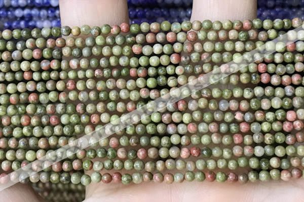 CTG2016 15 inches 2mm,3mm unakite gemstone beads