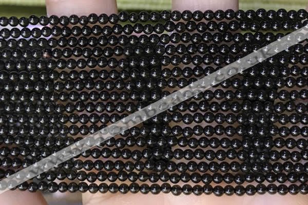 CTG2051 15 inches 2mm,3mm black obsidian gemstone beads