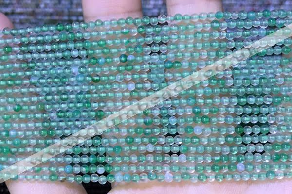 CTG2059 15 inches 2mm,3mm green agate gemstone beads