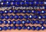 CTG2118 15 inches 2mm faceted round tiny quartz glass beads