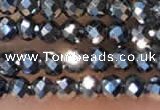 CTG2147 15 inches 2mm,3mm & 4mm faceted round terahertz gemstone beads