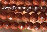 CTG2206 15 inches 2mm,3mm faceted round red jasper beads