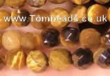 CTG2222 15 inches 2mm,3mm faceted round yellow tiger eye beads