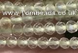 CTG2251 15 inches 2mm faceted round natural lemon quartz beads