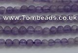 CTG252 15.5 inches 3mm round tiny amethyst gemstone beads