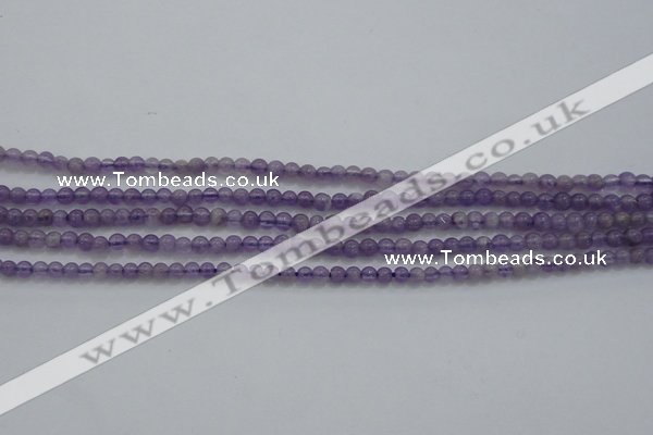 CTG252 15.5 inches 3mm round tiny amethyst gemstone beads