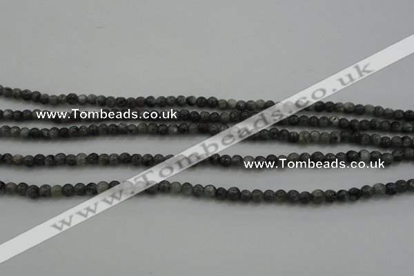 CTG259 15.5 inches 3mm round tiny black labradorite beads wholesale