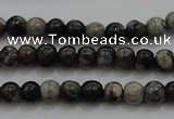 CTG264 15.5 inches 3mm round tiny grey opal gemstone beads