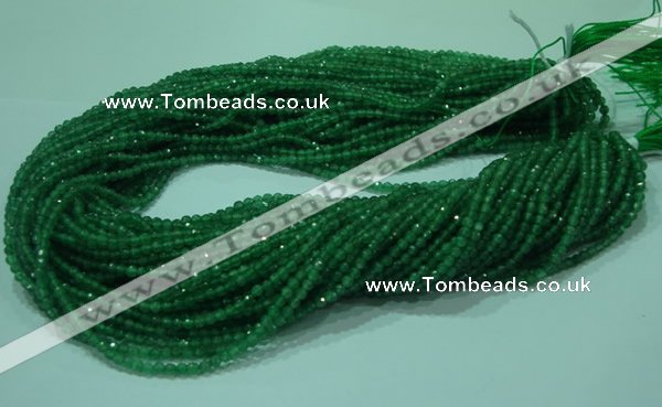 CTG27 15.5 inches 3mm faceted round tiny aventurine beads