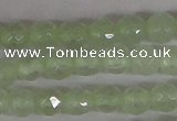 CTG302 15.5 inches 3mm faceted round ting prehnite agate beads