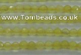 CTG406 15.5 inches 2mm faceted round tiny dyed candy jade beads