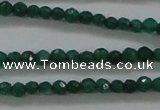 CTG415 15.5 inches 2mm faceted round tiny dyed candy jade beads