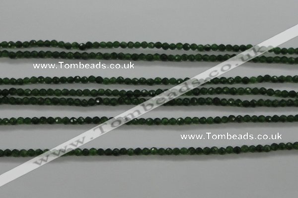 CTG417 15.5 inches 2mm faceted round tiny dyed candy jade beads