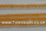 CTG431 15.5 inches 2mm round tiny dyed candy jade beads wholesale