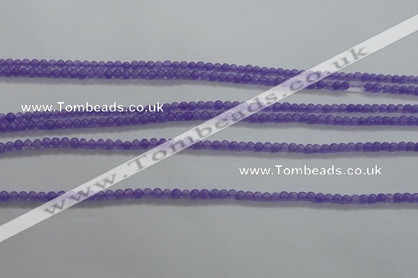 CTG433 15.5 inches 2mm round tiny dyed candy jade beads wholesale