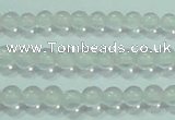 CTG44 15.5 inches 2mm round tiny white crystal beads wholesale