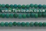 CTG440 15.5 inches 2mm round tiny natural turquoise beads wholesale