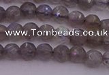 CTG509 15.5 inches 4mm faceted round tiny labradorite beads