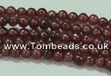 CTG53 15.5 inches 2mm round grade AA tiny garnet beads wholesale