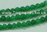 CTG61 15.5 inches 2mm round tiny dyed white jade beads wholesale
