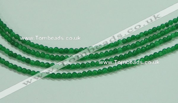 CTG61 15.5 inches 2mm round tiny dyed white jade beads wholesale