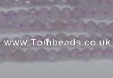 CTG622 15.5 inches 3mm faceted round lavender amethyst beads