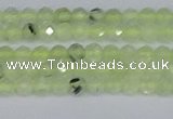 CTG632 15.5 inches 3mm faceted round prehnite gemstone beads