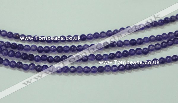 CTG65 15.5 inches 3mm round tiny dyed white jade beads wholesale