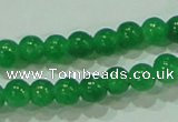 CTG69 15.5 inches 3mm round tiny dyed white jade beads wholesale