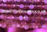 CTG721 15.5 inches 2mm faceted round tiny golden sunstone beads