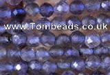 CTG753 15.5 inches 2mm faceted round tiny iolite gemstone beads