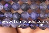 CTG756 15.5 inches 5mm faceted round tiny iolite gemstone beads