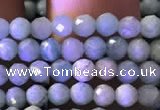 CTG775 15.5 inches 3mm faceted round tiny amazonite beads wholesale