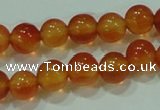 CTG78 15.5 inches 3mm round tiny red agate beads wholesale