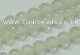 CTG79 15.5 inches 3mm round tiny white chalcedony beads wholesale