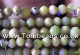 CTG825 15.5 inches 3mm faceted round tiny chrysotine beads