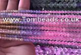 CTG838 15.5 inches 3mm faceted round tiny morganite beads