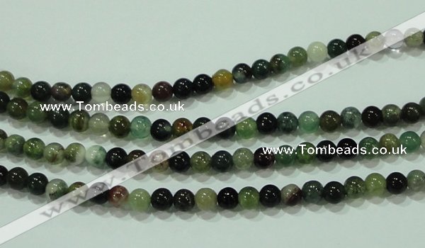 CTG90 15.5 inches 4mm round tiny indian agate beads wholesale