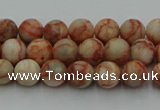 CTJ700 15.5 inches 4mm round red net jasper beads wholesale