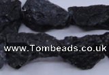 CTK10 15.5 inches 12*16mm - 18*25mm nuggets tektite gemstone beads